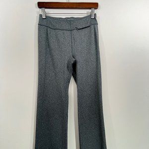 Womens Small S 4-6 Danskin Now Yoga Workout Pants Bottoms Wide Boot Leg Gym Gray